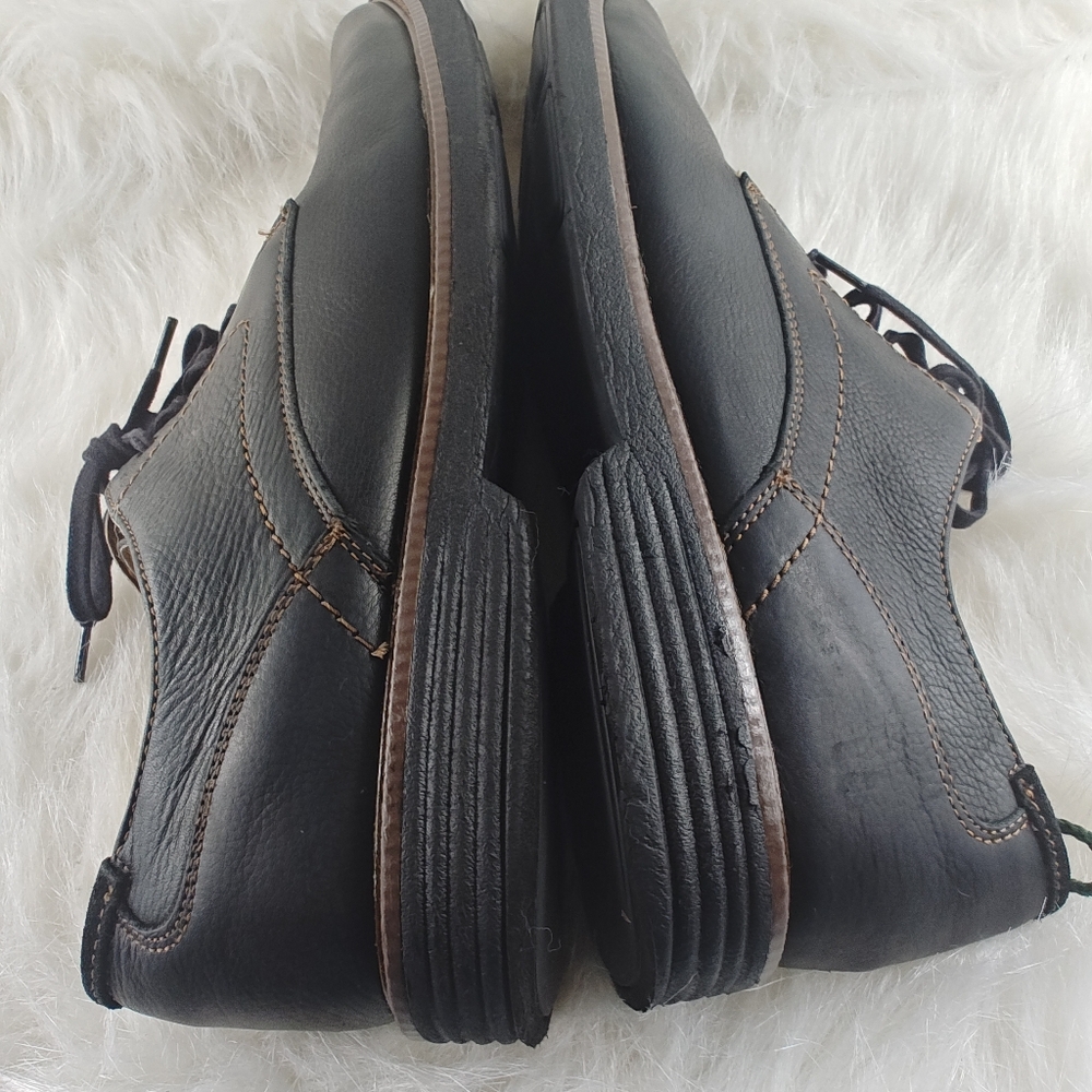 Dockers Black Leather Men’s Dress Shoes Lace Up Oxford Size 12M - Picture 8 of 15
